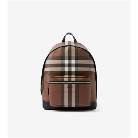 burberry zainetto|Zaino Check (Marrone betulla scuro) .